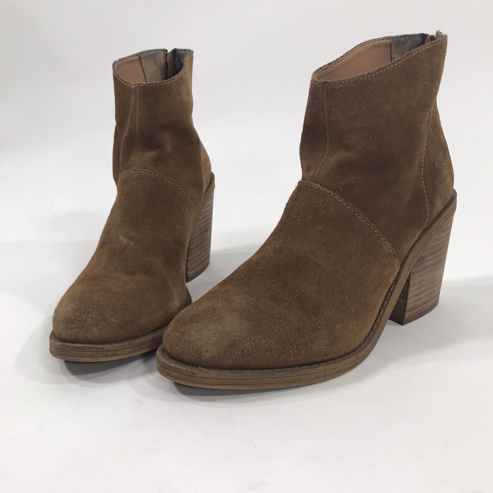 Steve Madden‎ 8.5 M Suede Brown Booties Shrines